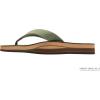 image:imageRainbow Sandals Womens Double Layer Wide Strap wArchForest Green WFawn Midsole