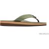 image:imageRainbow Sandals Womens Double Layer Wide Strap wArchForest Green WFawn Midsole