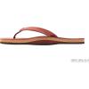 image:imageRainbow Sandals Womens Single Layer Leather Sandal Narrow StrapCognac WFawn Midsole