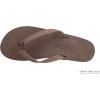 image:imageRainbow Sandals Womens Single Layer Leather Sandal Narrow StrapExpresso