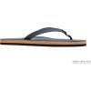 image:imageRainbow Sandals Womens Single Layer Leather Sandal Narrow StrapNavy WFawn Midsole