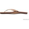 image:imageRainbow Sandals Womens Single Layer Leather Sandal Narrow StrapSierra Brown