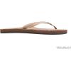 image:imageRainbow Sandals Womens Single Layer Leather Sandal Narrow StrapSierra Brown