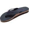 image:imageRainbow Sandals Womens Double Layer Wide Strap wArchNavy WFawn Midsole