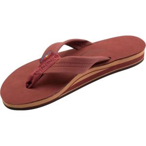 image:imageRainbow Sandals Womens Double Layer Wide Strap wArchCognac WFawn Midsole