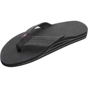 image:imageRainbow Sandals Womens Double Layer Wide Strap wArchPremier Black