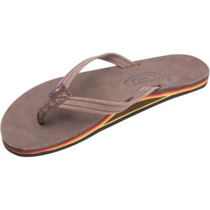 image:imageRainbow Sandals Womens Single Layer Leather Sandal Narrow StrapExpressoRainbow