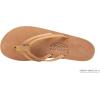 image:imageRainbow Sandals Ladies The Sand Piper Luxury Leather  Single Layer Arch wDouble Narrow 13 StrapBuckskin