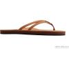 image:imageRainbow Sandals Ladies The Sand Piper Luxury Leather  Single Layer Arch wDouble Narrow 13 StrapCaramel