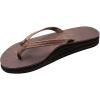 image:imageRainbow Sandals Ladies Luxury Leather  Double Layer Arch Support with 12 Narrow StrapsOak