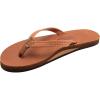 image:imageRainbow Sandals Ladies Luxury Leather  Single Layer Arch Support With 12 Narrow StrapTahitian Tan