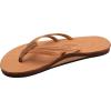 image:imageRainbow Sandals Ladies The Sand Piper Luxury Leather  Single Layer Arch wDouble Narrow 13 StrapCaramel