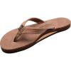 image:imageRainbow Sandals Womens Luxury Leather  Single Layer Arch Support with a 34 Medium StrapNogales Wood