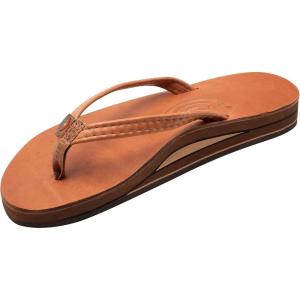image:imageRainbow Sandals Ladies Luxury Leather  Double Layer Arch Support with 12 Narrow StrapsTahitian Tan