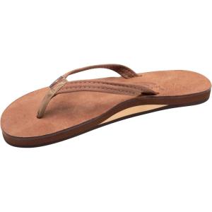 image:imageRainbow Sandals Ladies Luxury Leather  Single Layer Arch Support With 12 Narrow StrapNogales Wood