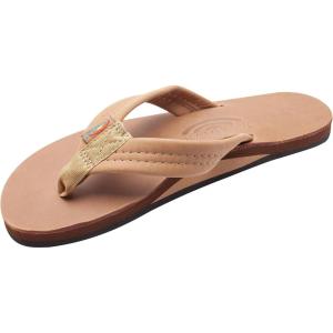 image:imageRainbow Sandals Ladies Luxury Leather  Single Layer Arch SupportBuckskin