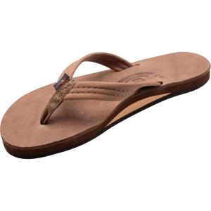 image:imageRainbow Sandals Womens Luxury Leather  Single Layer Arch Support with a 34 Medium StrapNogales Wood