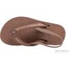 image:imageRainbow Sandals Kids Single Layer Premier Leather wNarrow Crystal StrapExpresso With Backstrap