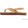 image:imageRainbow Sandals Kids Single Layer Premier Leather wNarrow Crystal StrapSierra Brown With Backstrap