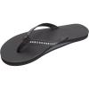 image:imageRainbow Sandals Womens Single Layer Premier Leather wSwarovski Crystal Narrow StrapClassic Black