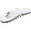 image:imageRainbow Sandals Womens Single Layer Premier Leather wSwarovski Crystal Narrow StrapWhite