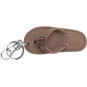 image:imageRainbow Sandals Leather Sandal Key ChainDark Brown