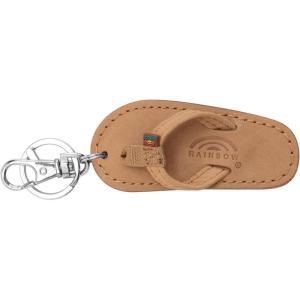 image:imageRainbow Sandals Leather Sandal Key ChainSierra Brown  Red  Orange