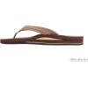 image:imageRainbow Sandals Madison  Double Layer Arch Support with a Braid on a 34 Medium StrapDark Brown