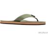 image:imageRainbow Sandals Womens Single Layer Premier LeatherForest Green WFawn Midsole