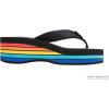 image:imageRainbow Sandals Womens Six Layer Wedge Rubber 1 EVA Filled Nylon StrapBlack