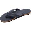 image:imageRainbow Sandals Womens Single Layer Premier LeatherNavy WFawn Midsole