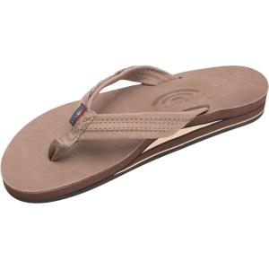 image:imageRainbow Sandals Madison  Double Layer Arch Support with a Braid on a 34 Medium StrapDark Brown