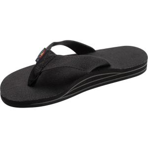 image:imageRainbow Sandals Womens Double Layer Arch Hemp wWide StrapBlack
