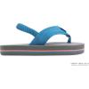 image:imageRainbow Sandals Kids Grombows Soft Top Rubber wNeoprene Strap and BackstrapBlue Orange With Backstrap