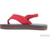 image:imageRainbow Sandals Kids Grombows Soft Top Rubber wNeoprene Strap and BackstrapRed Grey With Backstrap