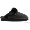 image:imageRainbow Sandals Ladies Sunset Snugs  Premier Leather Fleece Lined SlipperBlack
