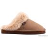 image:imageRainbow Sandals Ladies Sunset Snugs  Premier Leather Fleece Lined SlipperDark Brown