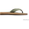 image:imageRainbow Sandals Mens Double Layer Leather wArch SupportForest Green WFawn Midsole