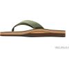 image:imageRainbow Sandals Mens Double Layer Leather wArch SupportForest Green WFawn Midsole