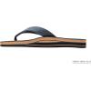 image:imageRainbow Sandals Mens Double Layer Leather wArch SupportNavy WFawn Midsole