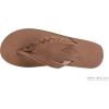 image:imageRainbow Sandals Womens Double Layer Flirty Braidy Premier Leather wSingle Braided StrapDark Brown