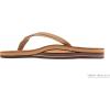 image:imageRainbow Sandals Womens Double Layer Flirty Braidy Premier Leather wSingle Braided StrapSierra Brown