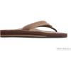 image:imageRainbow Sandals Womens Double Layer Leather w 34 StrapDark Brown