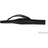 image:imageRainbow Sandals Womens Double Layer Narrow Strap Leather Sandals wArchClassic Black