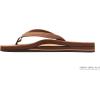 image:imageRainbow Sandals Womens Double Layer Narrow Strap Leather Sandals wArchRedwood