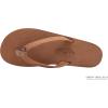 image:imageRainbow Sandals Womens Double Layer Narrow Strap Leather Sandals wArchRedwood