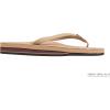 image:imageRainbow Sandals Womens Double Layer Narrow Strap Leather Sandals wArchSierra Brown