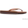 image:imageRainbow Sandals Womens Double Layer Narrow Strap Leather Sandals wArchTanBrown