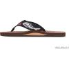 image:imageRainbow Sandals Womens Single Layer Hemp wFish StrapBrownSilver Fish