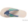 image:imageRainbow Sandals Womens Single Layer Hemp wFish StrapNaturalLight Green FishCream